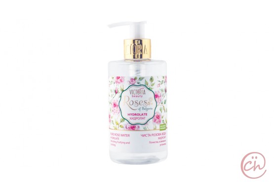 Чиста розова вода Хидролат Roses and Hyaluron - Victoria Beauty